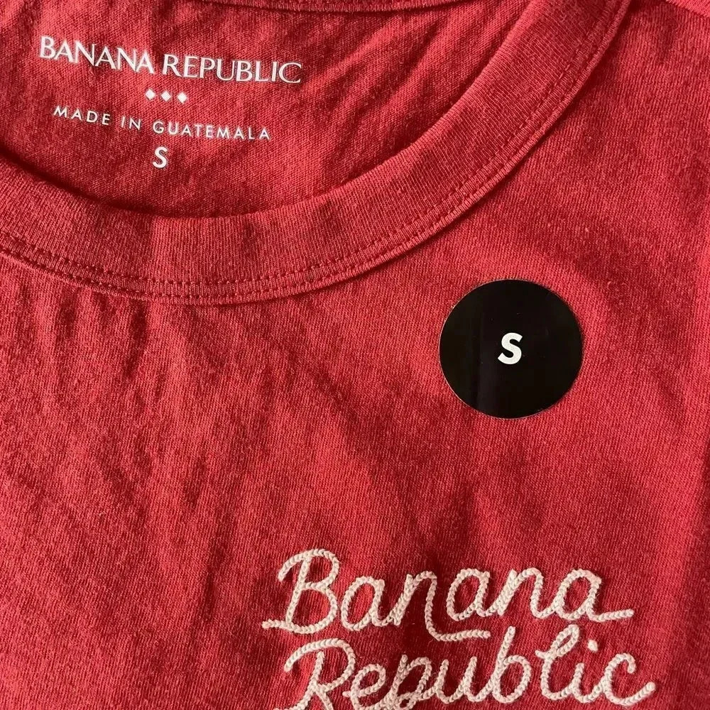 Banana Republic Crochet Letters Tee - Picture 2 of 6